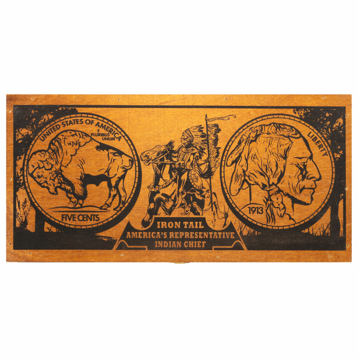 BOX, CEDAR, HER, STD, BUFFALO NICKEL BOX, CEDAR, HER, STD, BUFFALO NICKEL