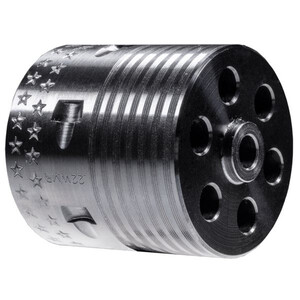 Engraved Stars & Stripes Heritage .22WMR Cylinder - 6 Shot | ShopHeritage Engraved Stars & Stripes Heritage .22WMR Cylinder - 6 Shot | ShopHeritage